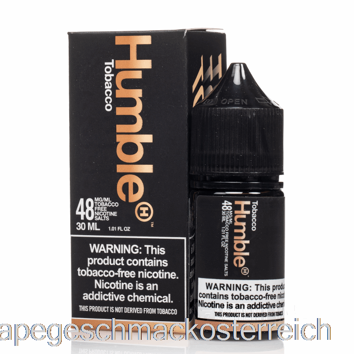 Tabak - Bescheidene Salze - 30 Ml 48 Mg Vape-Geschmack